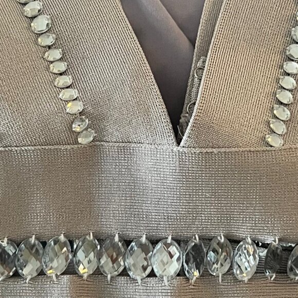 Herve Leger Swarovski Crystal, cocktail dress, like new, never worn, beautiful! - Picture 1 of 8